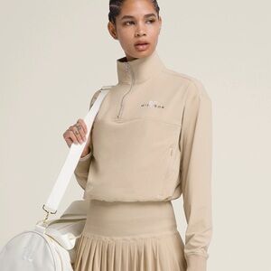 Wilson Tan Quarter-Zip Pullover